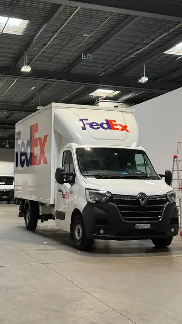 FEDEX – Lausanne — Marquage de véhicules, Lausanne