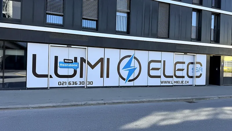 LUMI ELEC – Lausanne — Vitrine, Lausanne