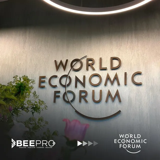 World Economic Forum — Logos & lettres d'exception, Genève