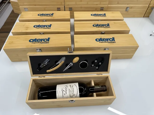 Coffrets à vin personnalisés — Goodies, 